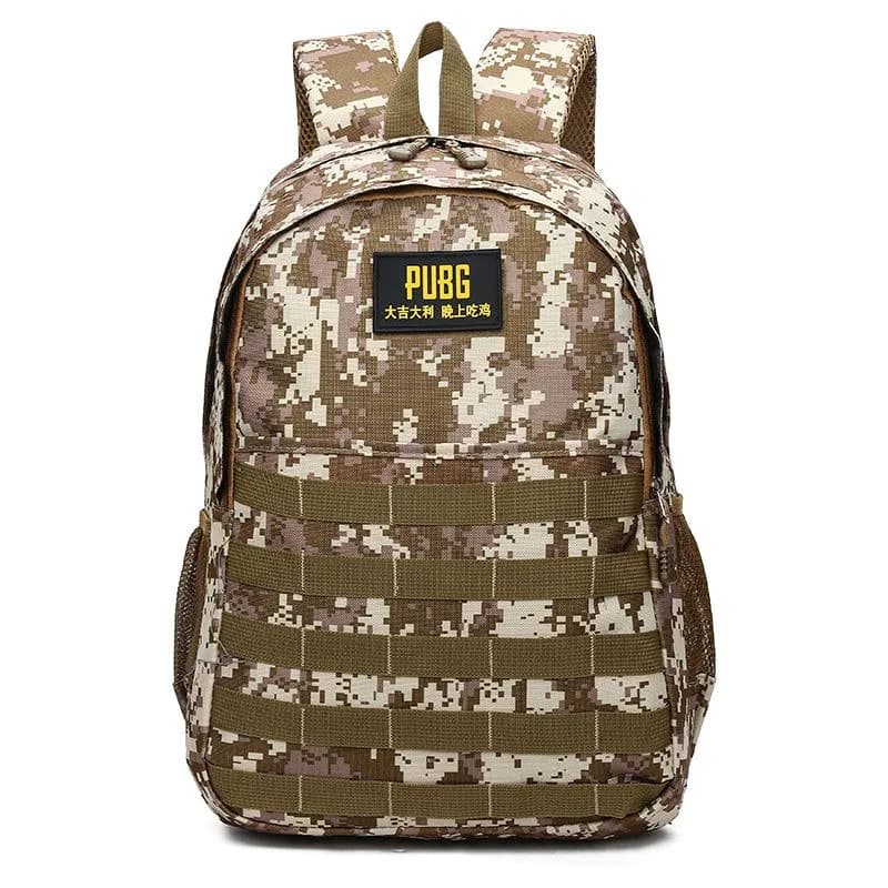 image-Large-capacity expansion eating chicken backpack summer camp outdoor mountaineering camouflage tactical bag junior high school student school bag