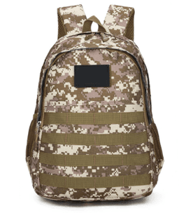 image-Large-capacity expansion eating chicken backpack summer camp outdoor mountaineering camouflage tactical bag junior high school student school bag