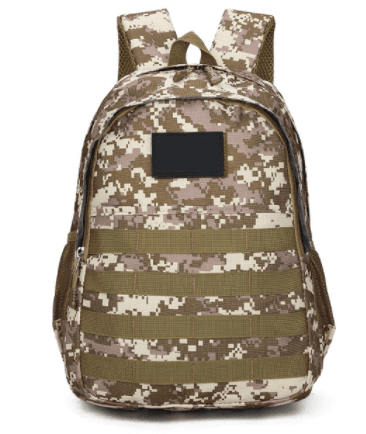 image-Large-capacity expansion eating chicken backpack summer camp outdoor mountaineering camouflage tactical bag junior high school student school bag