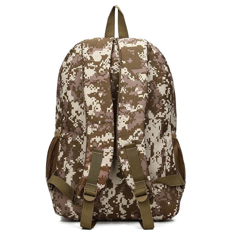 image-Large-capacity expansion eating chicken backpack summer camp outdoor mountaineering camouflage tactical bag junior high school student school bag