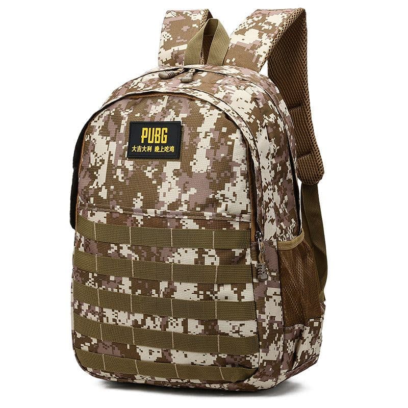 image-Large-capacity expansion eating chicken backpack summer camp outdoor mountaineering camouflage tactical bag junior high school student school bag