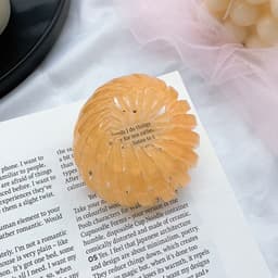 image-Jelly-colored bird's nest lazy hairpin ball head tie high ponytail hairpin hairpin telescopic catch clip Korean female hair catch