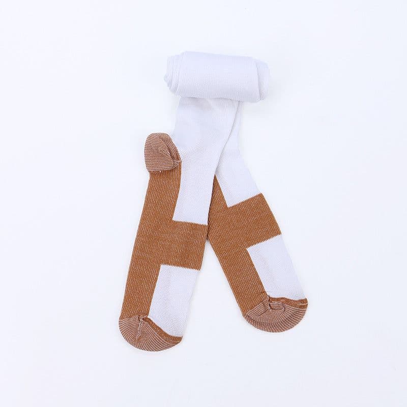 image-Foreign Trade Copper Fiber Long Tube Compression Socks Nylon Nylon Compression Outdoor Sports Socks Compres Socks