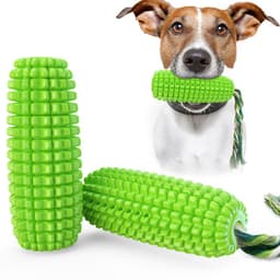 image-Dog toy tpr bite-resistant simulation sound corn bites dog toy molar stick rope knot Amazon explosion