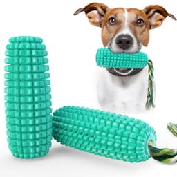 image-Dog toy tpr bite-resistant simulation sound corn bites dog toy molar stick rope knot Amazon explosion