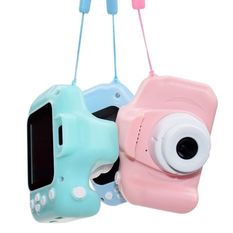 image-Wholesale toy children's camera can take pictures HD digital mini camera c3 piggy 2.0 children's camera