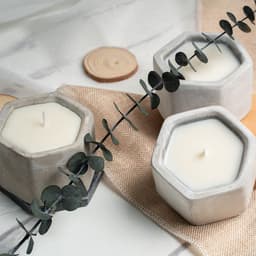 image-Ins wind cement handmade creative aromatherapy candles, soybean wax with hand gifts, hot selling spot wholesale