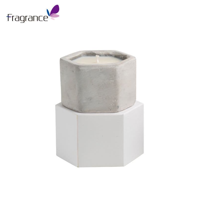 image-Ins wind cement handmade creative aromatherapy candles, soybean wax with hand gifts, hot selling spot wholesale