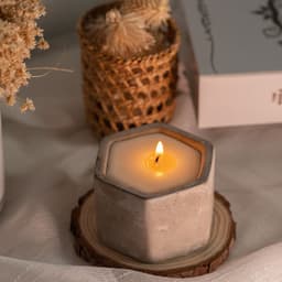 image-Ins wind cement handmade creative aromatherapy candles, soybean wax with hand gifts, hot selling spot wholesale
