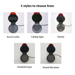 image-Mini Waffle Machine Home Bread Maker Pancake Maker Baking Cake Sandwich Breakfast Machine