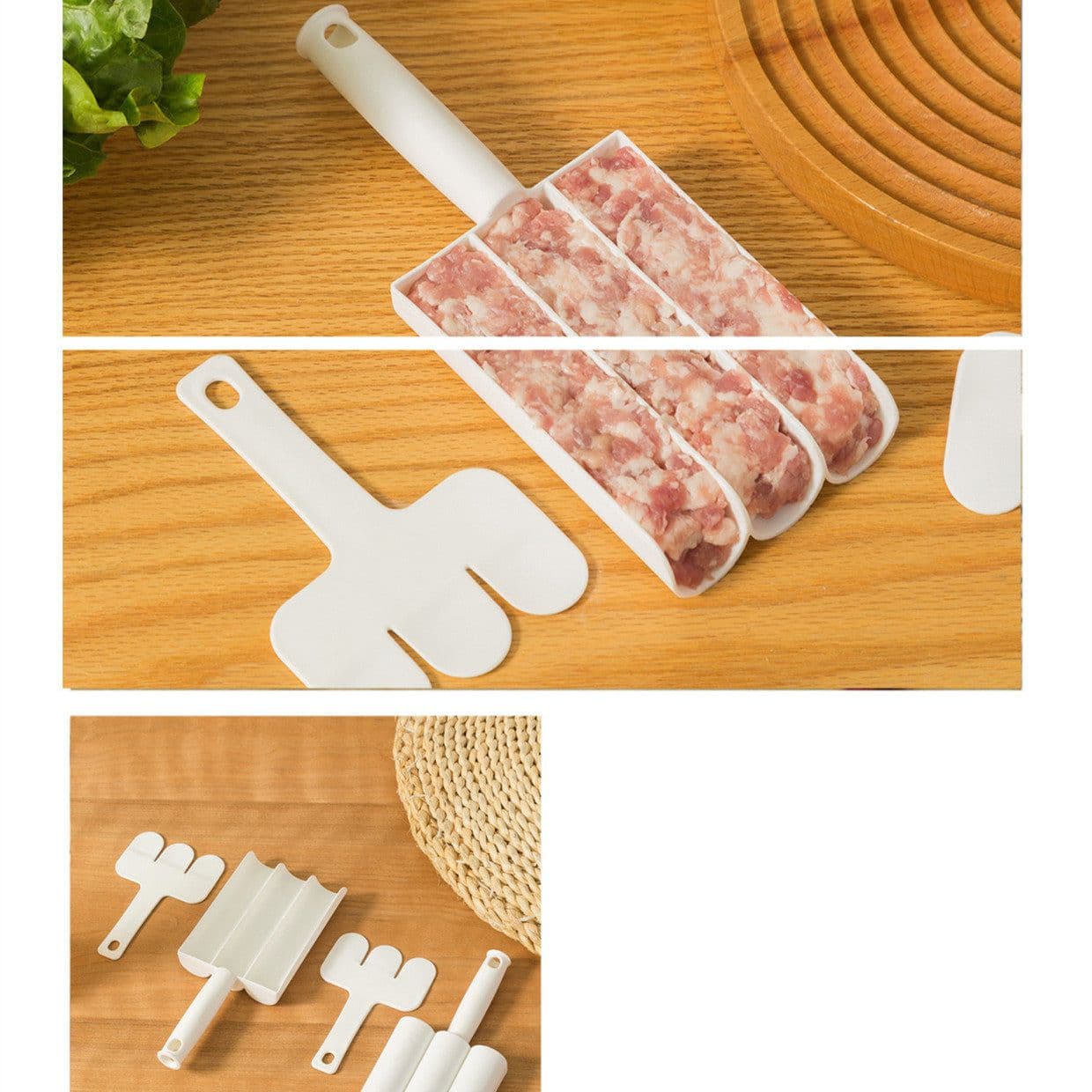 image-Creative Kitchen Triple Meatball Maker