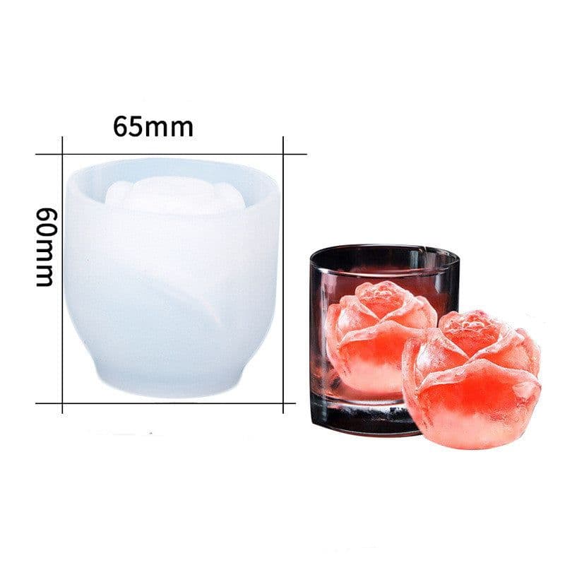 image-Silicone Mold Bear Shape Ice Cube Maker Chocolate Cake Mould Candy Dough Mold For Coffee Milk Tea Fondant Whiskey Ice Mold