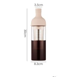image-Glass Coffee Pot Mocha Cold Brew Cafetera Filter Coffee Pot Leakproof Thick Glass Tea Infuser Percolator Tool Espresso Maker