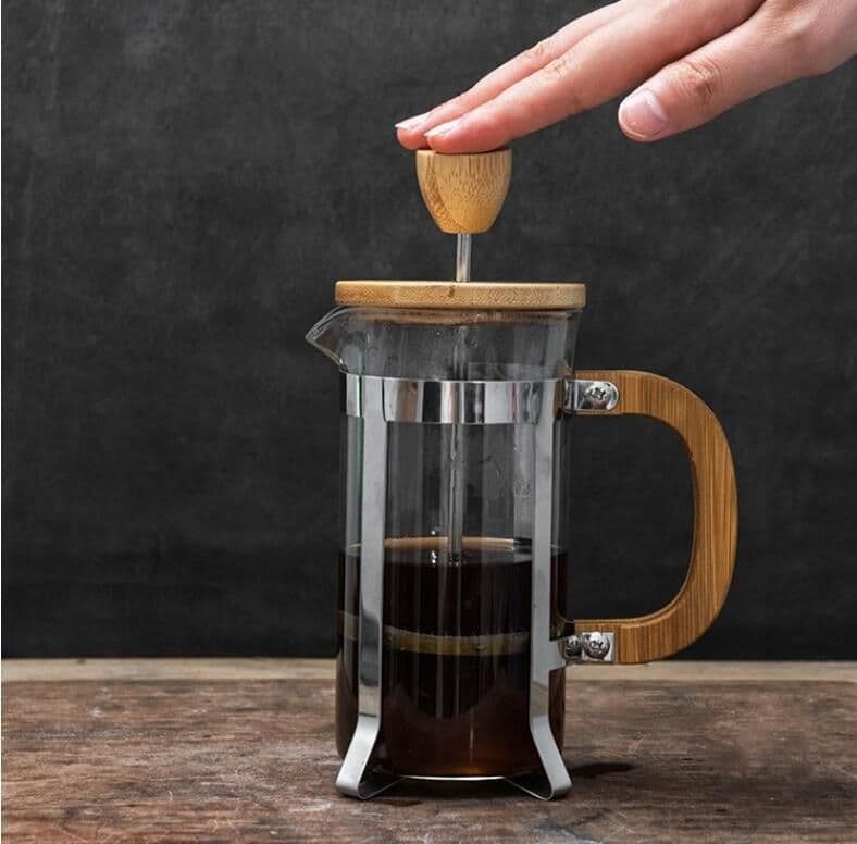 image-Hand Pressure Coffee Pot Tea Maker Household Teapot Health Flower Teapot