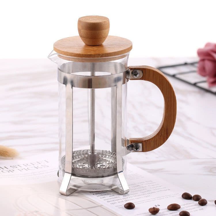 image-Hand Pressure Coffee Pot Tea Maker Household Teapot Health Flower Teapot
