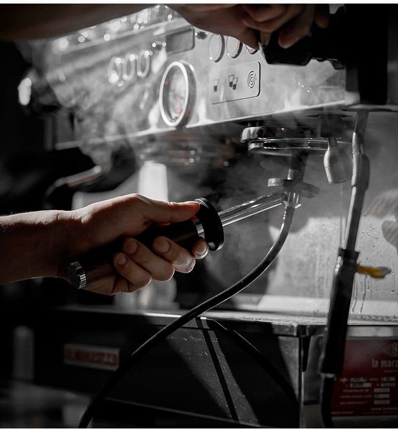 image-Italian Coffee Machine Brewing Head Steam Cleaning Brush Commercial