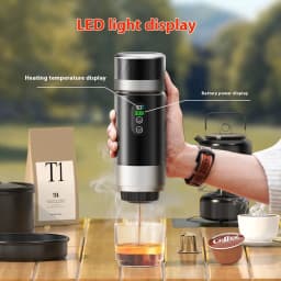 image-Portable Household Small American Pressure Heating Coffee Machine