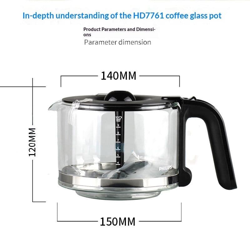 image-Coffee Machine Accessories Filter Mesh Glass Pot Funnel