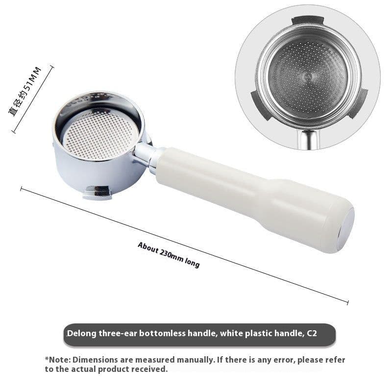 image-51mm Coffee Machine Handle Modified Solid Wood Handle