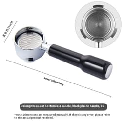 image-51mm Coffee Machine Handle Modified Solid Wood Handle