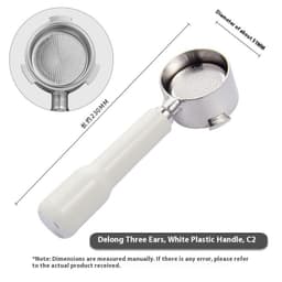 image-51mm Coffee Machine Handle Modified Solid Wood Handle