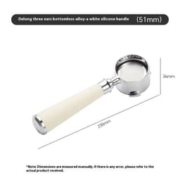 image-51mm Coffee Machine Handle Modified Solid Wood Handle