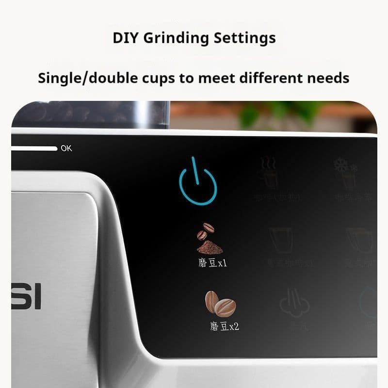 image-Double Extraction Coffee Machine Espresso Household Steam Milk