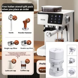 image-Double Extraction Coffee Machine Espresso Household Steam Milk