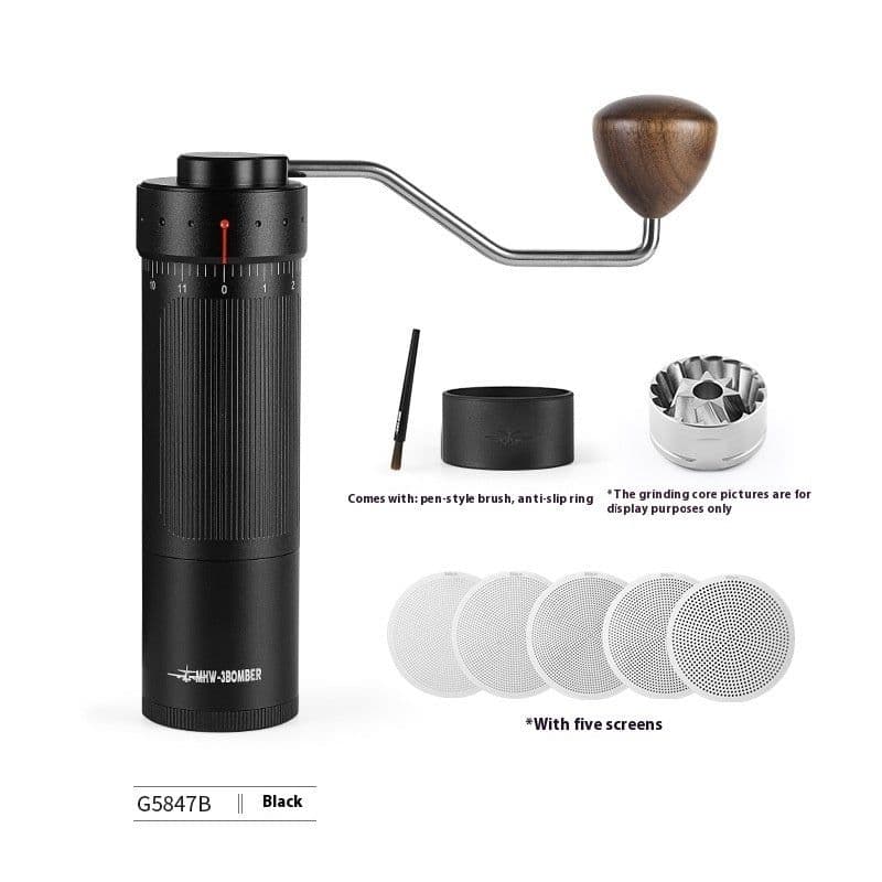 image-Bomber Blade R3 Manual Grinding Machine Coffee Bean Grinder Hand Grinding Coffee Machine Manual Hand Grinding Powder Italian