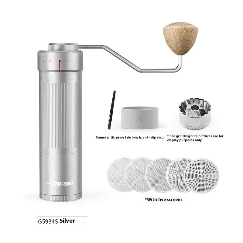 image-Bomber Blade R3 Manual Grinding Machine Coffee Bean Grinder Hand Grinding Coffee Machine Manual Hand Grinding Powder Italian