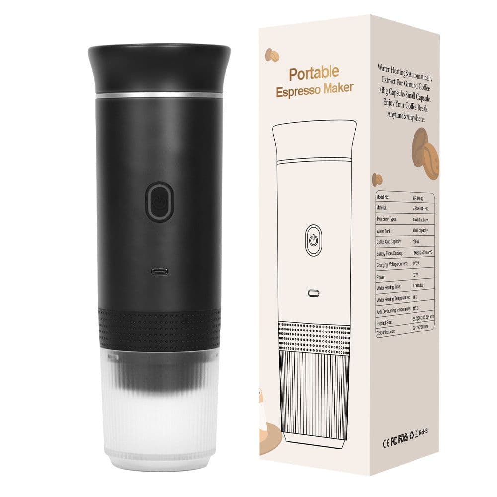 image-Self-heating Espresso Car Coffee Machine