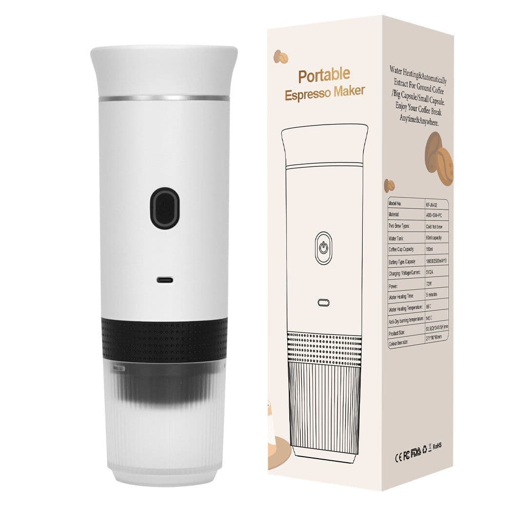 image-Self-heating Espresso Car Coffee Machine