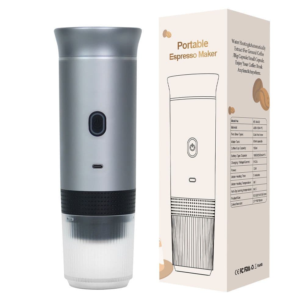 image-Self-heating Espresso Car Coffee Machine