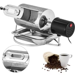 image-Stainless Steel Household Small Coffee Roasting Machine Roasting Bean Machine Dried Fruit Roasting Bean Machine Electric Coffee Bean Roasting Machine