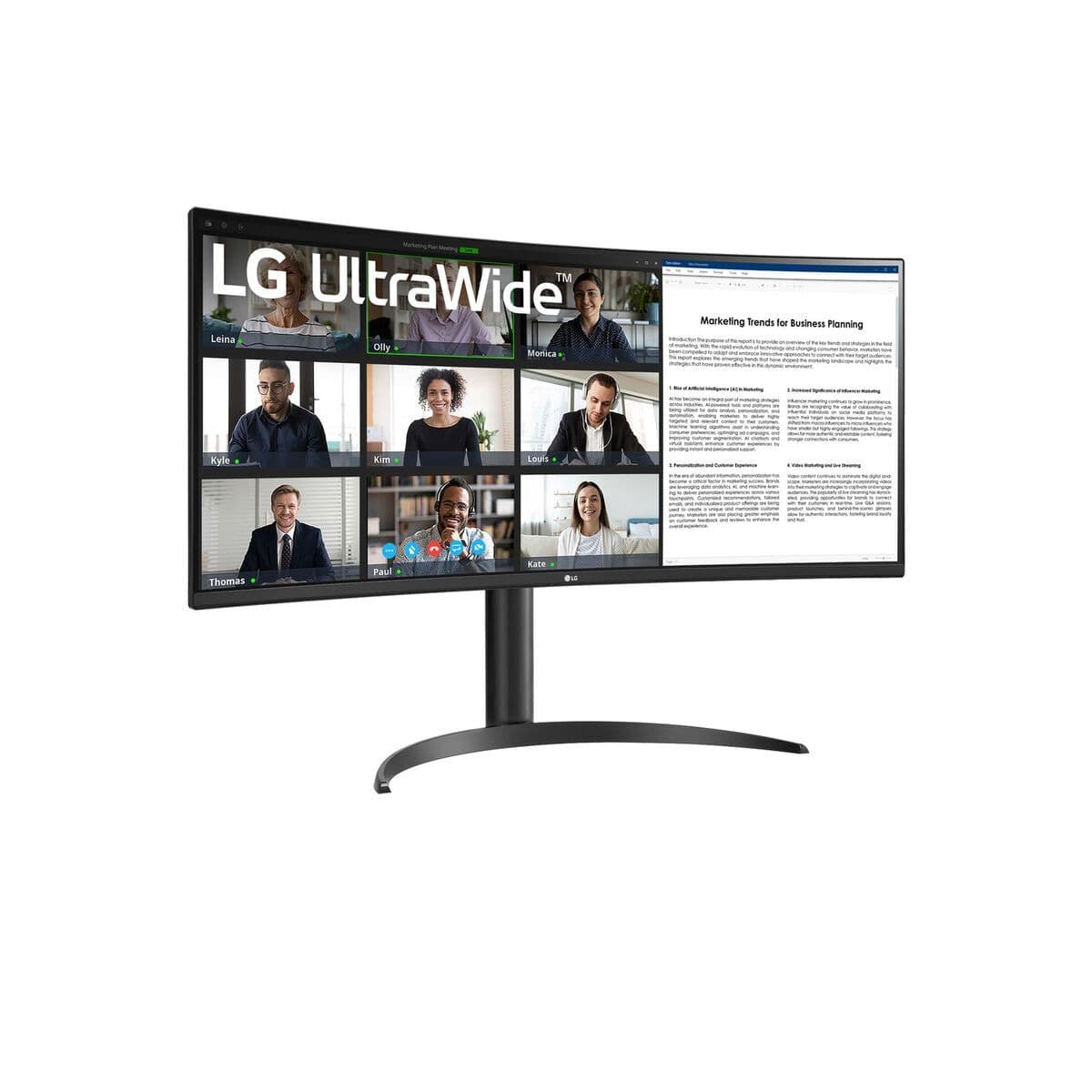 image-Monitor LG 34WR50QK-B 34" 4K Ultra HD LCD Wide Quad HD