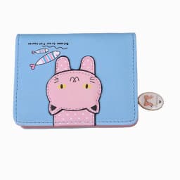 image-Women Cartoon Cat Zipper Wallet Coin Purse Student Print