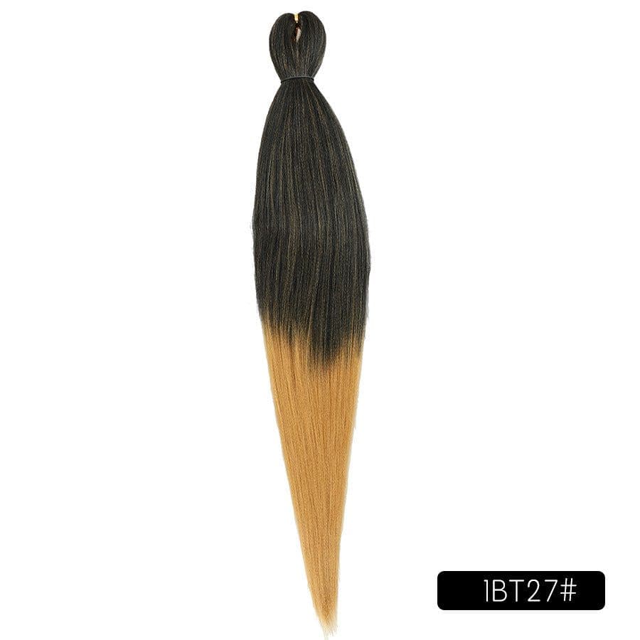 image-Low temperature silk African wig chemical fiber EZ big braid color dirty braid braided wig wholesale 26 inches 90g
