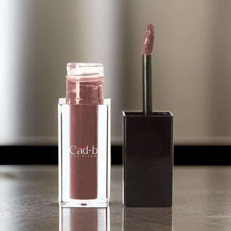 image-Liquid Cream Lipstick Hazelnut - LCL05 | Paraben Free, Talc Free, Vegan, Vitamin E intensifies lip hydration