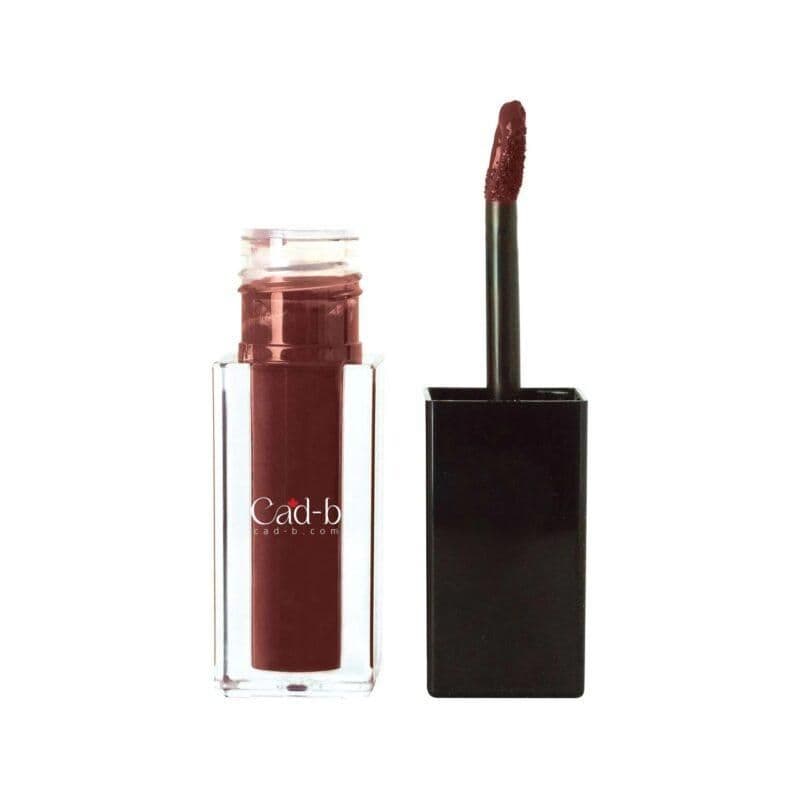 image-Liquid Cream Lipstick Cherry Wine - LCL02 | Paraben Free, Talc Free, Vegan, Vitamin E intensifies lip hydration