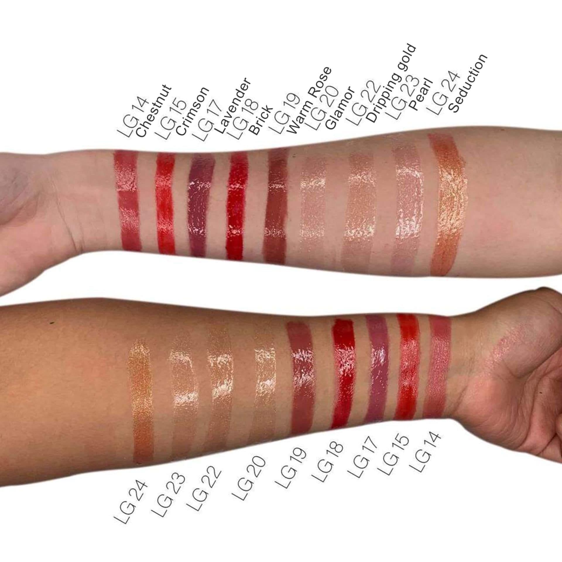 image-Lip Gloss - Pinky LG02 | Vegan, Paraben Free, Shimmer & Natural Finish