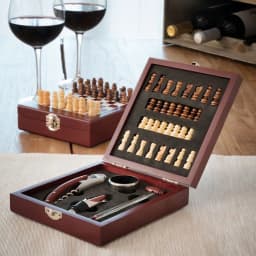 image-Chess Wine Set InnovaGoods 37 Pieces
