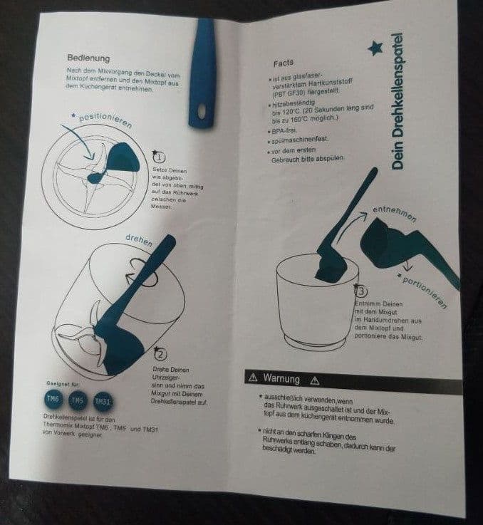 image-Calotti Rotary Scrapers Blender Food Processing Tools - Blue