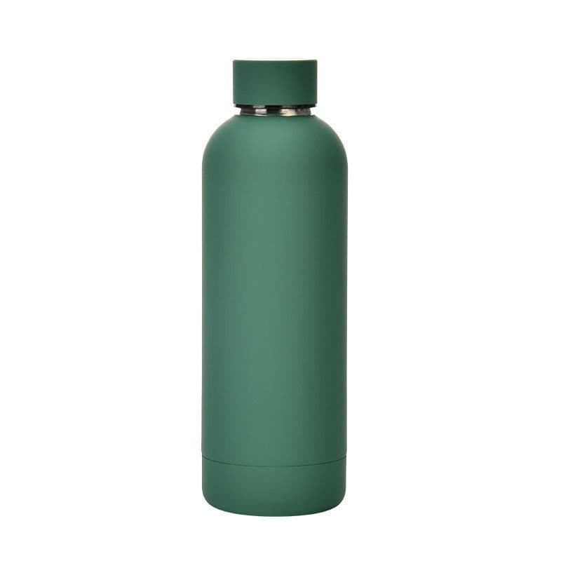 image-Portable Sports Water Cup Rubber Paint Insulation Cup