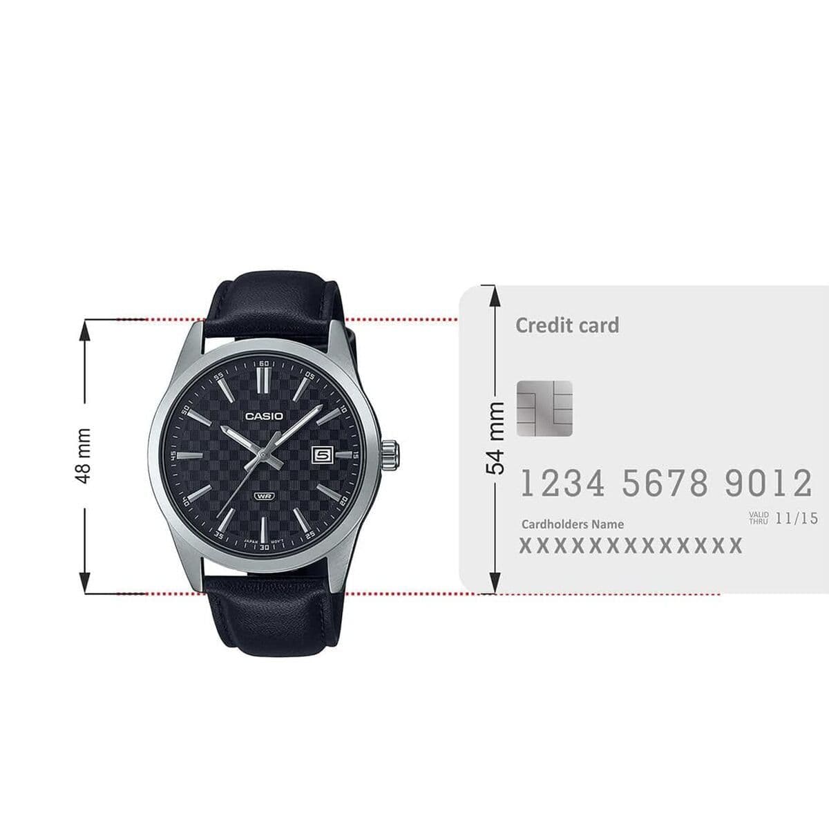 image-Men's Watch Casio ENTICER GENT Black