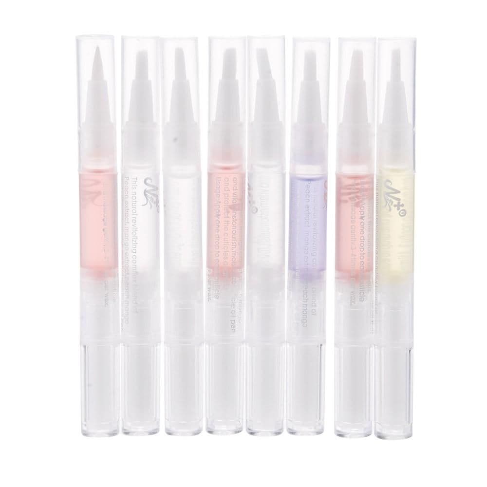 image-8Pcs Nail Nutrition Oil Pen Nail Art Treatment Cuticle Revitalizer Oil