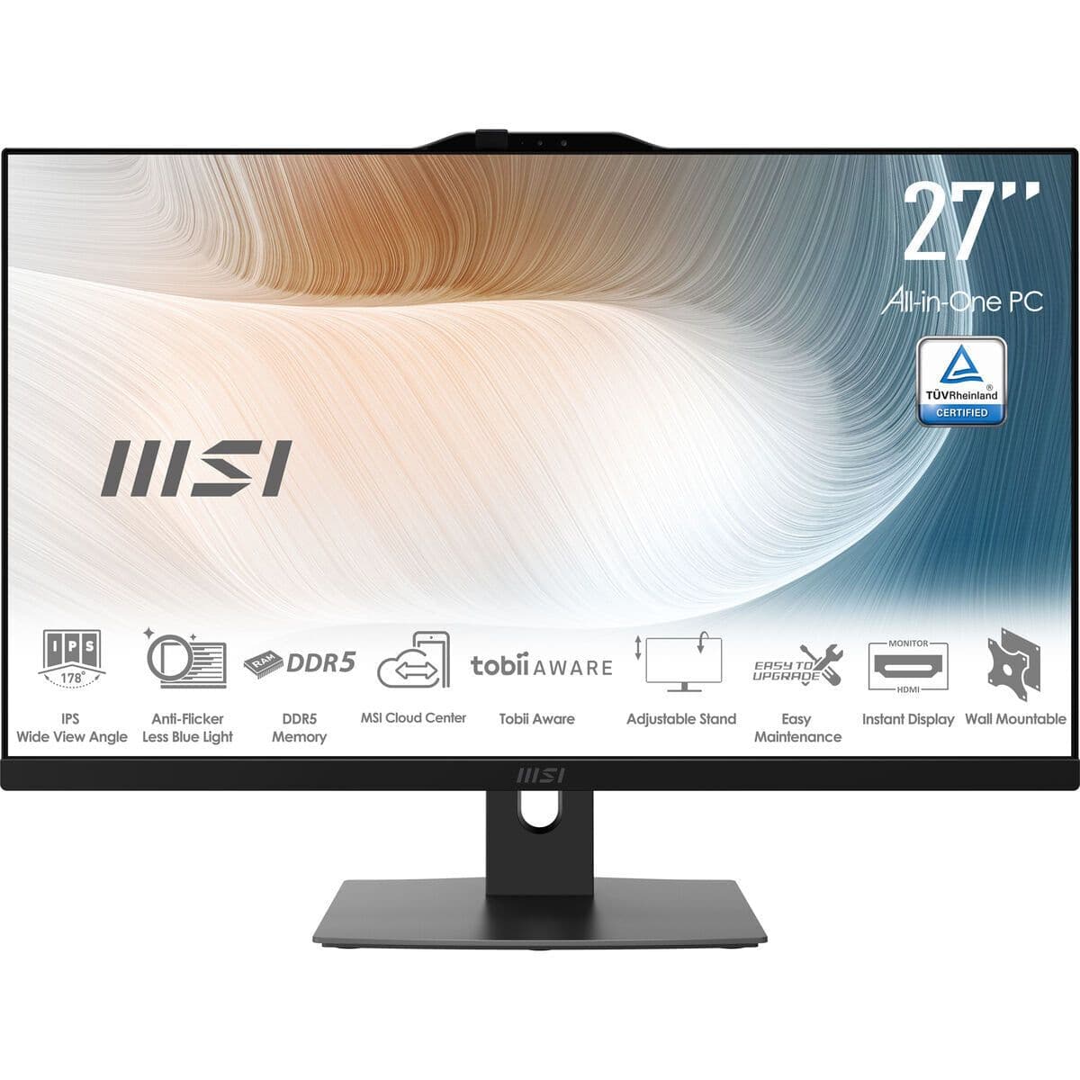 image-All in One MSI 00-AF8231-1233 27" Intel Core Ultra 7 150U 16 GB RAM 500 GB 500 GB SSD