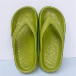 image-New flip-flops clip-on non-slip outdoor flat-bottom soft-bottom bathroom couples wear sandals and slippers casual thick-soled sandals