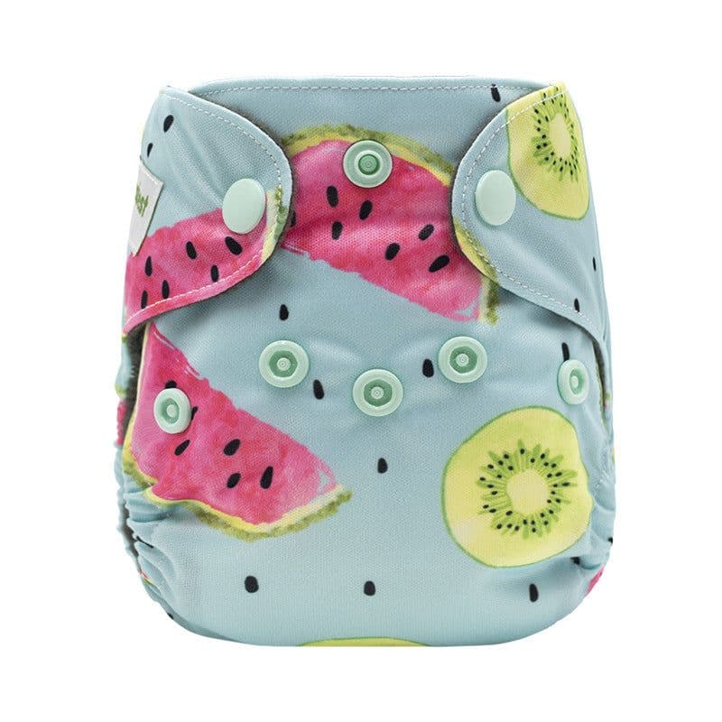 image-Newborn cloth diaper AIO diaper bamboo charcoal cloth lining washable baby pants diapers can be customized