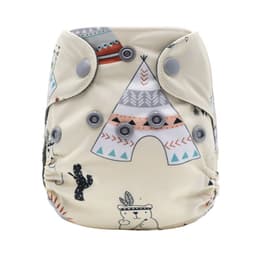 image-Newborn cloth diaper AIO diaper bamboo charcoal cloth lining washable baby pants diapers can be customized