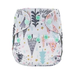 image-Newborn cloth diaper AIO diaper bamboo charcoal cloth lining washable baby pants diapers can be customized